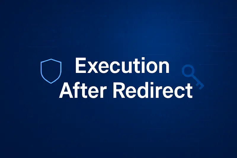 Execution After Redirect with Burp Suite