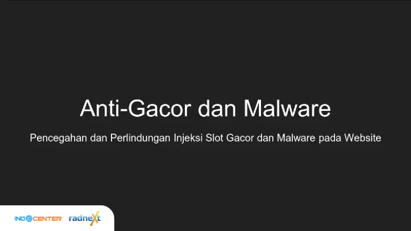Anti-Gacor: Pencegahan dan Perlindungan Injeksi Slot Judi Online pada Website