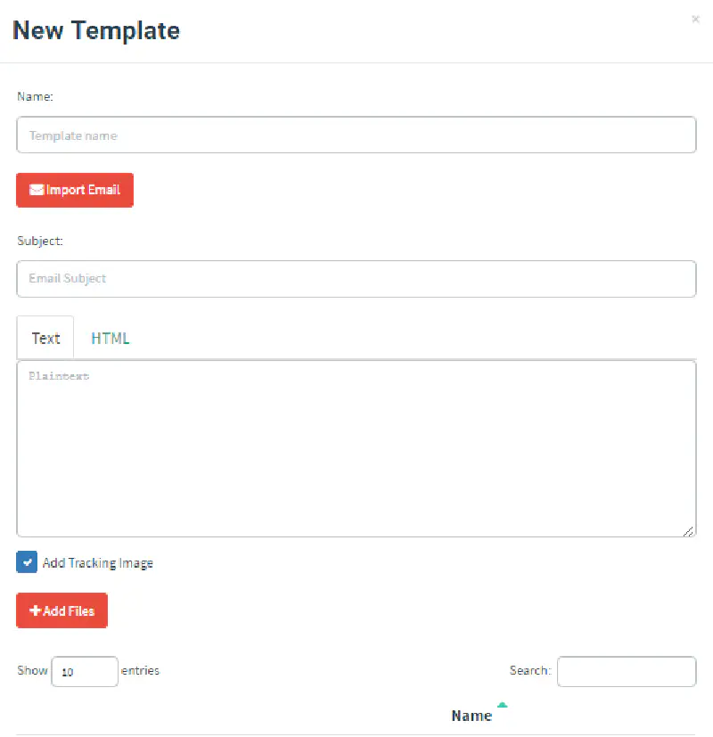 Email Template Gophish