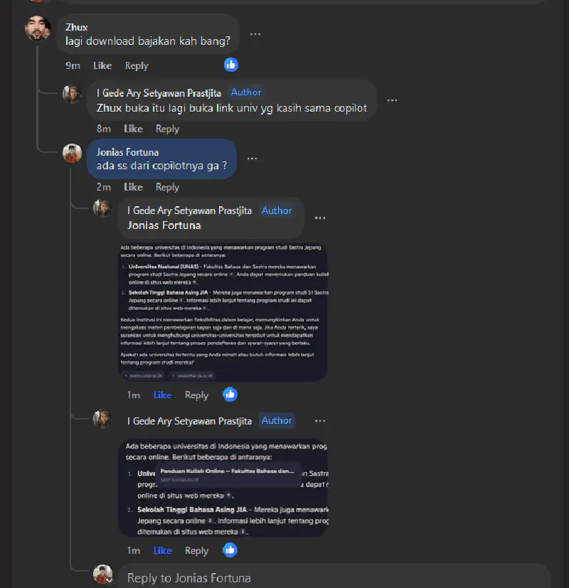 bertanya thread starter