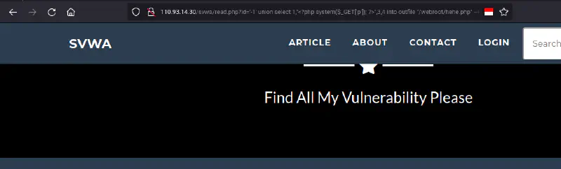write php info to document root