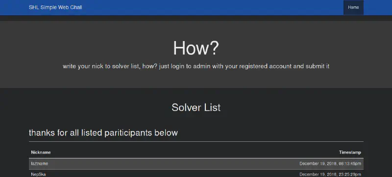 Penyelesaian Untuk Web 'Simple' Challenges