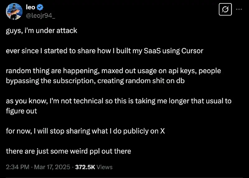 Vibe Coded App Hacked