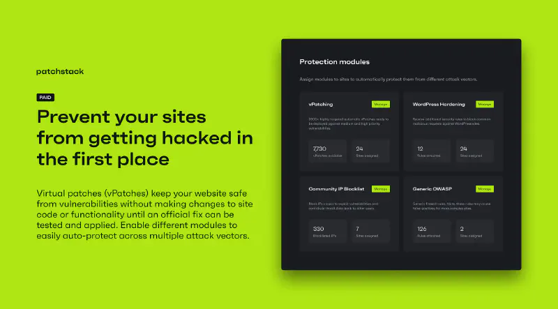 Patchstack Security Plugin